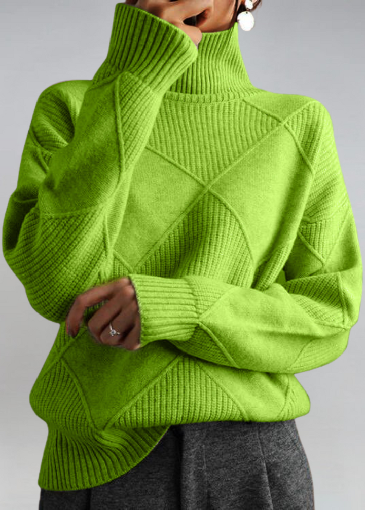 Lauren ~ pull à col roulé en cachemire de luxe