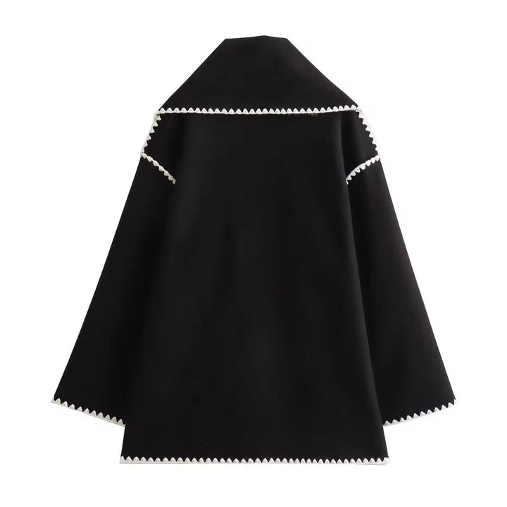 Antoinette - Chic Tweed Wool Coat