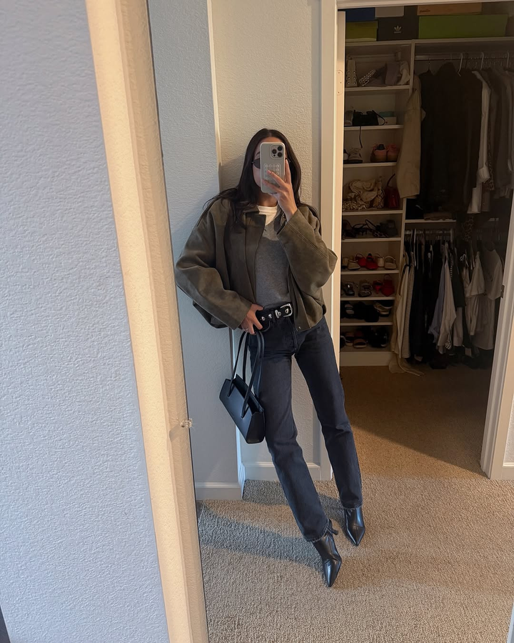 Fabiane | Veste Oversize en Suède pour Femmes – Chaude & Élégante