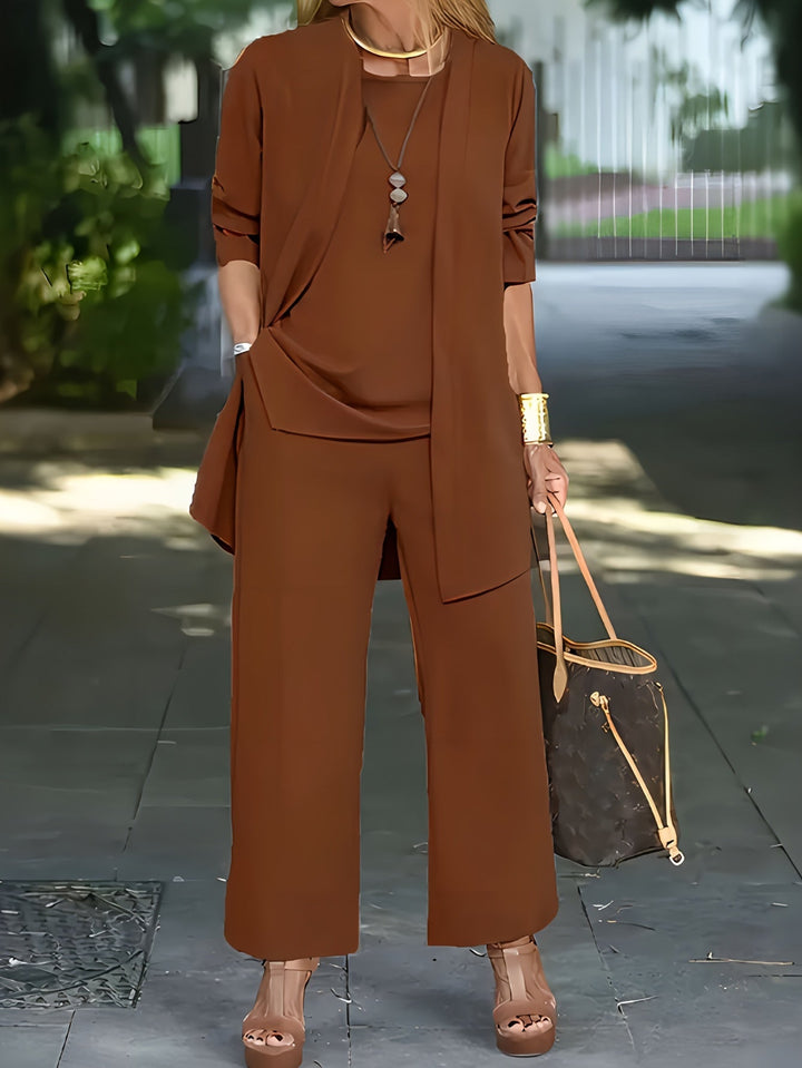 Isla - Refined 3-Piece Trouser Set