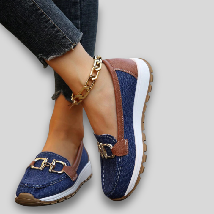 Ellie - Élégant Mocassin Suédé