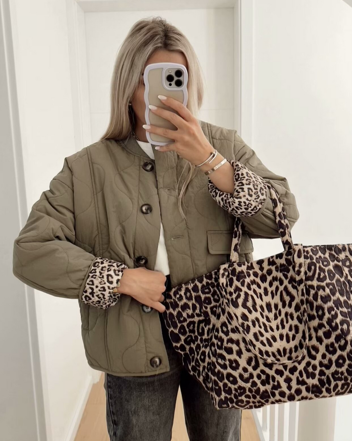 Leonne | Veste Luxe Imprimé Léopard