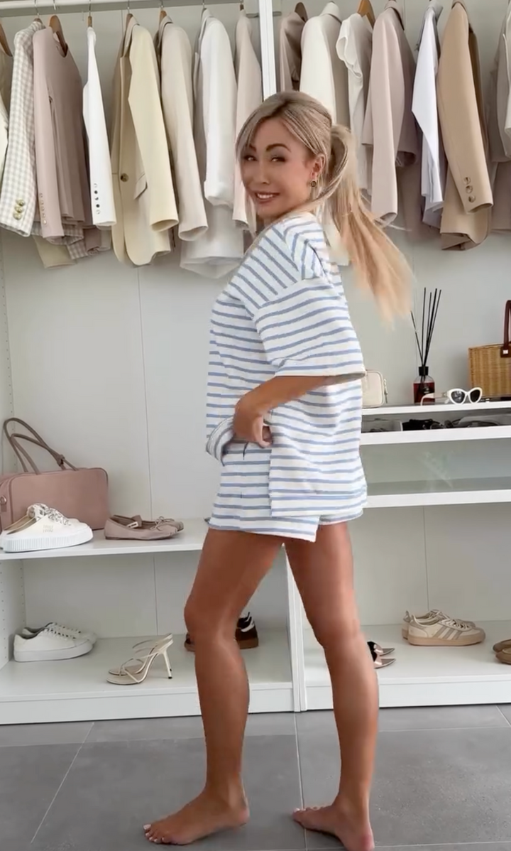 No.5 - Comfy Striped Lounge Set