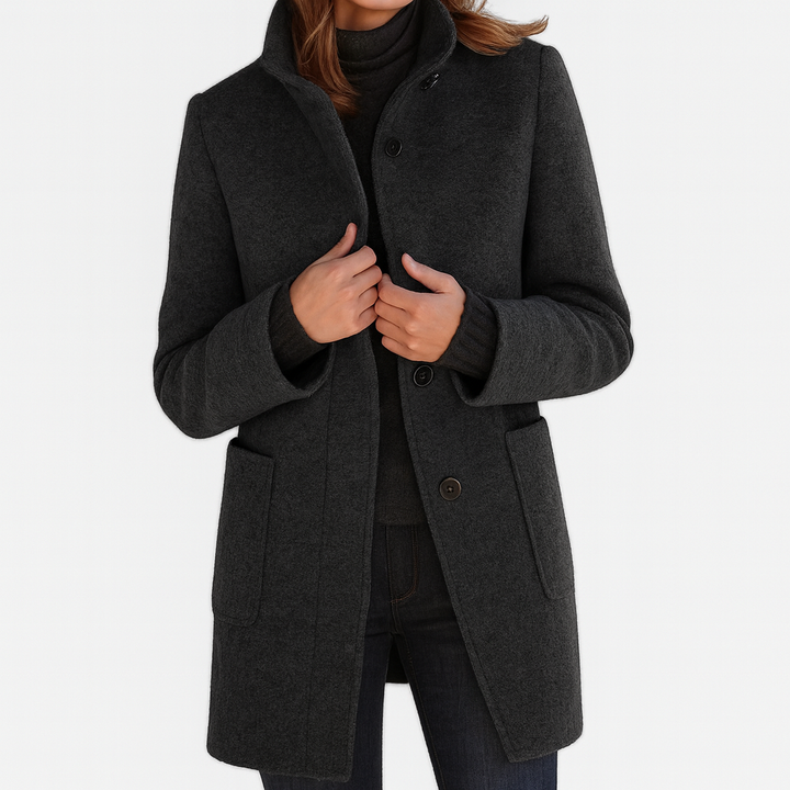 Marionne - Elegant Wool Blend Jacket