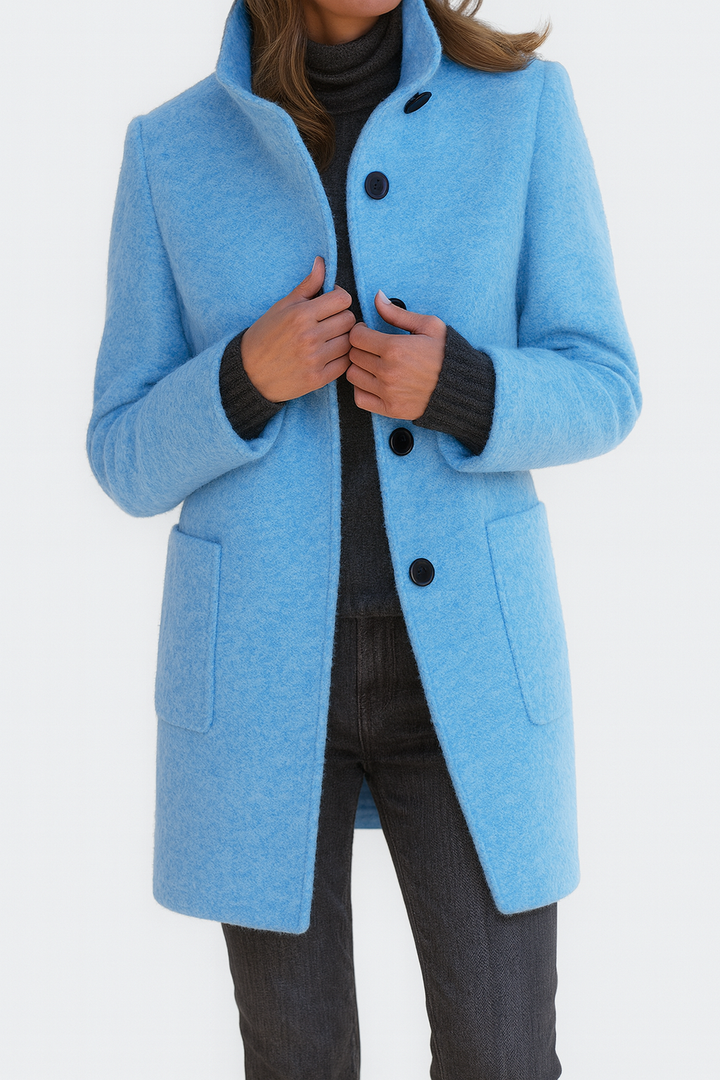 Victoria | Ladies Coat with High Collar