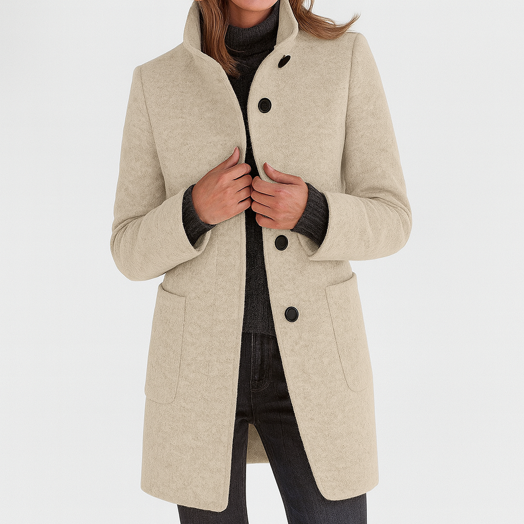 Freya - Elegant Wool Blend Jacket