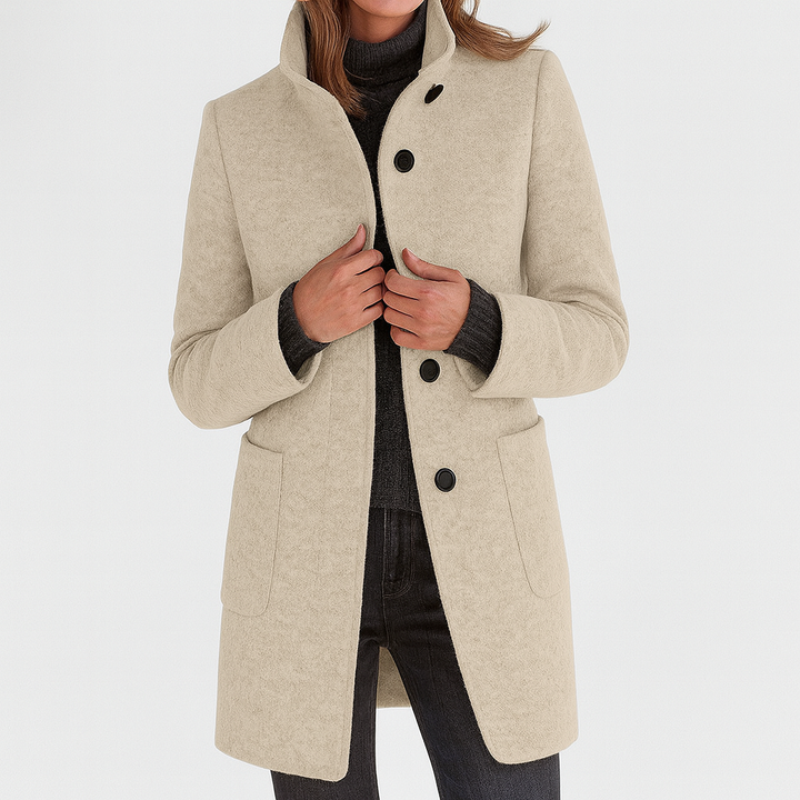 Marionne - Elegant Wool Blend Jacket