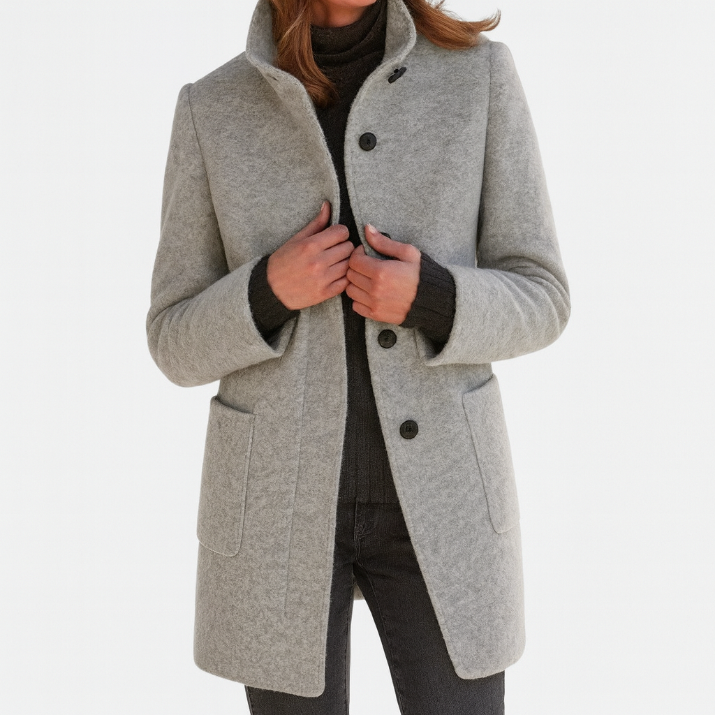 Freya - Elegant Wool Blend Jacket