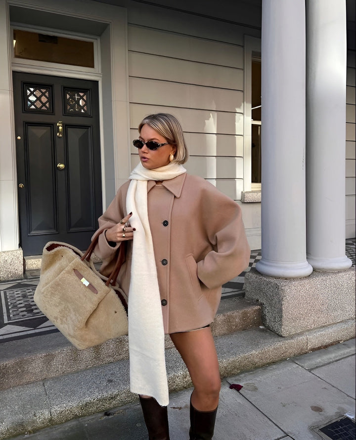 Lizzy | Veste en laine oversized tendance