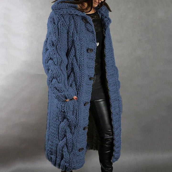 Karina - Cozy Cable-Knit Coat