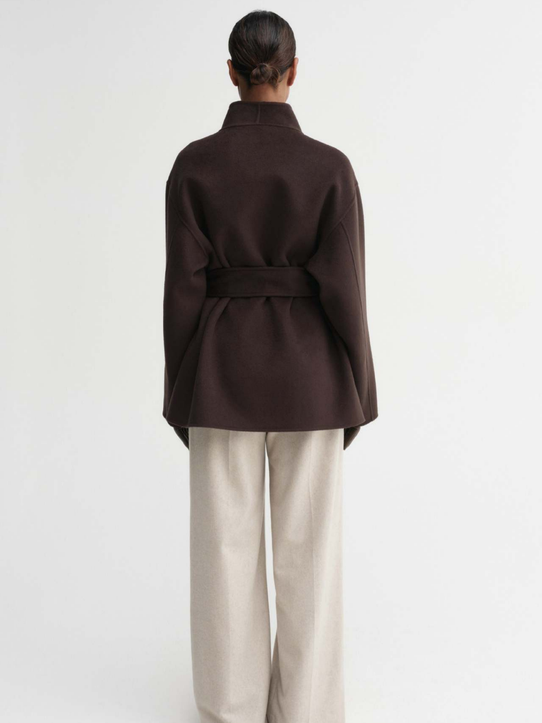 Marceline – Manteau en forme de cape