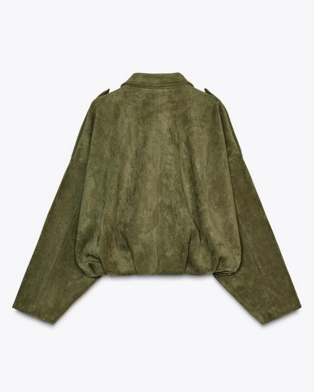 Fabiane | Veste Oversize en Suède pour Femmes – Chaude & Élégante