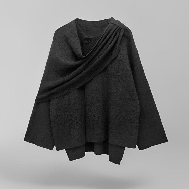 Manteau Cape Élégant et Stylé pour Femmes avec Manches Amples